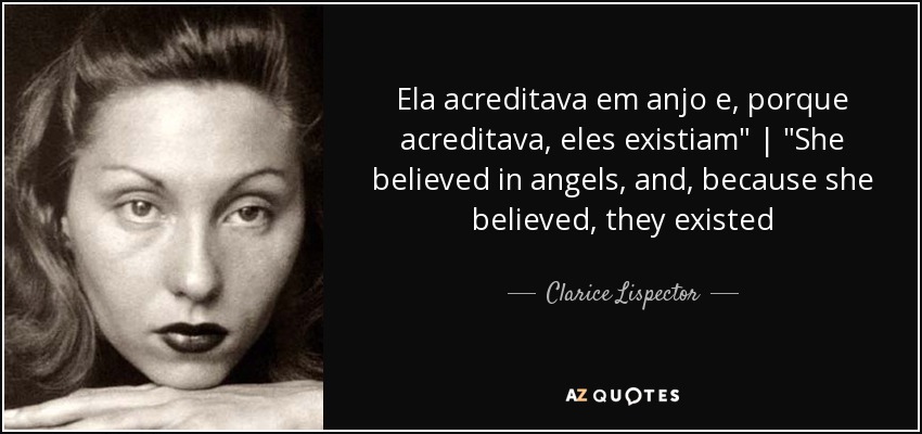 Clarice Lispector Quote: