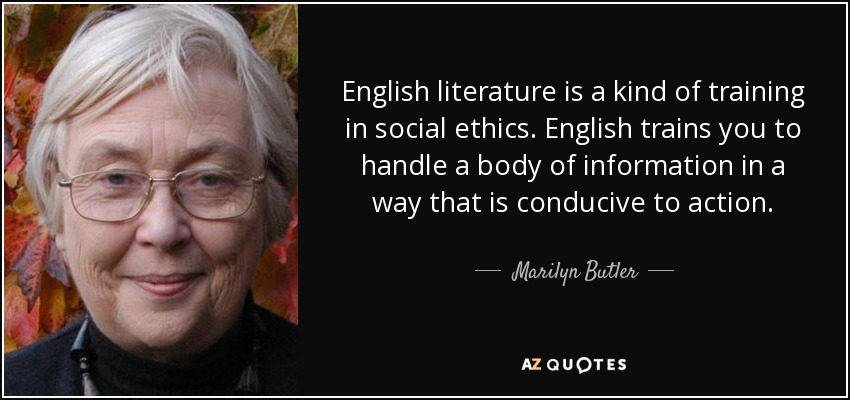 QUOTES BY MARILYN BUTLER A Z Quotes