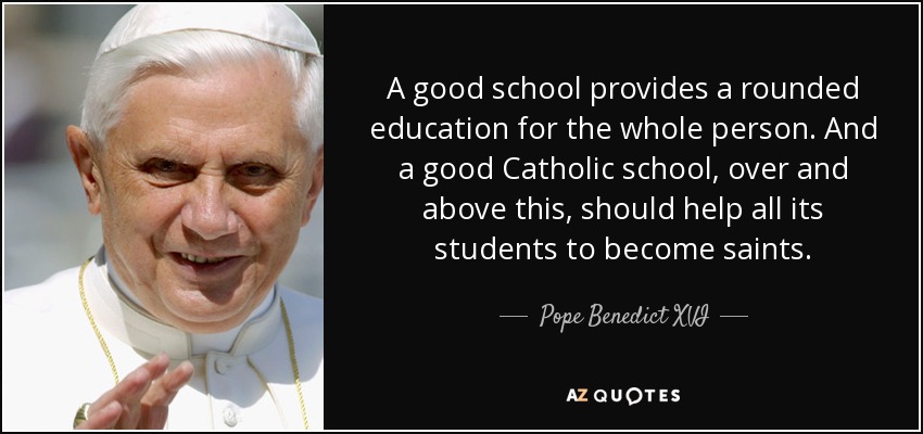 famous catholic education quotes