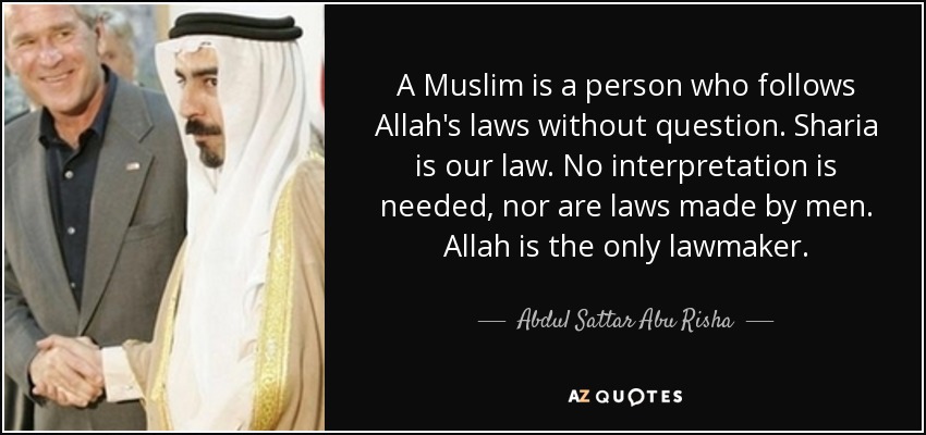 Abdul Sattar Abu Risha Quote A Muslim Is A Person Who Follows Allah s 