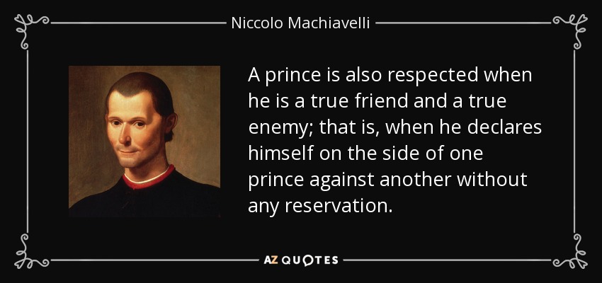machiavelli divide and conquer quotes
