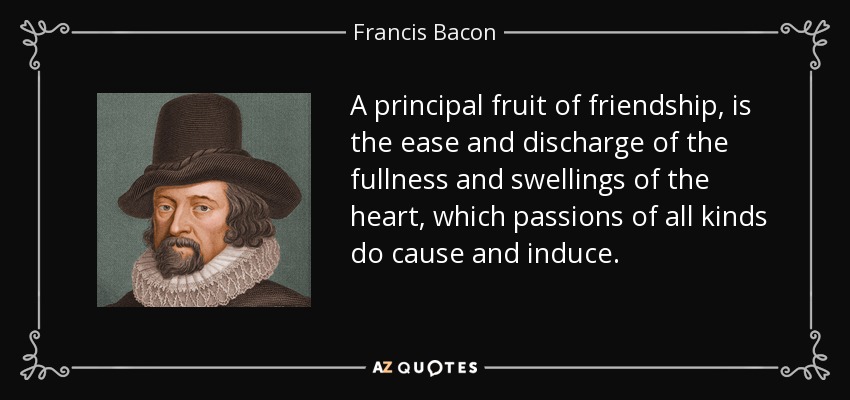 francis bacon essay on friendship