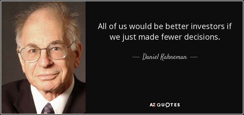 Daniel Kahneman on Investing