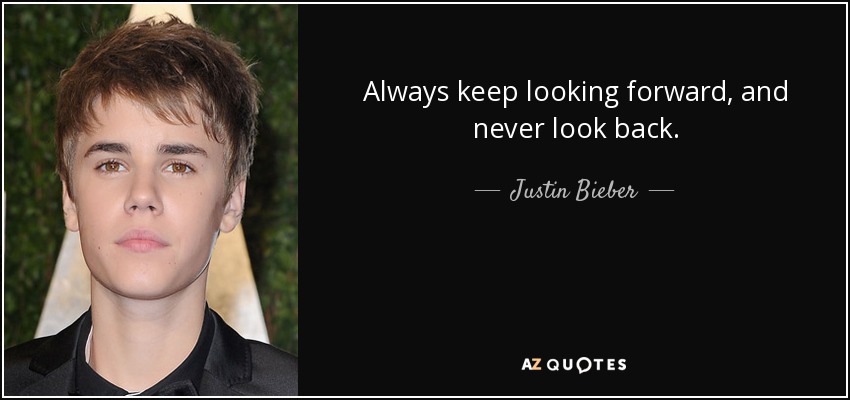quotes about never looking back