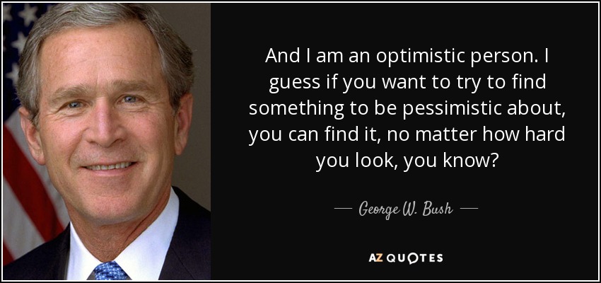 optimistic person