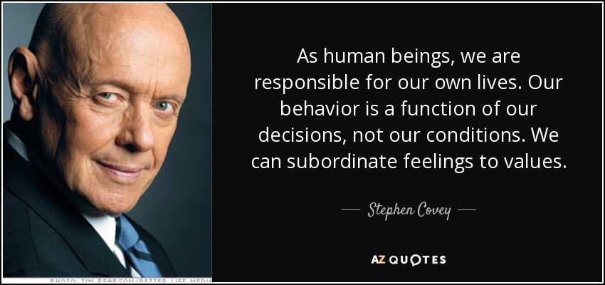 stephen covey quotes we are not human beings