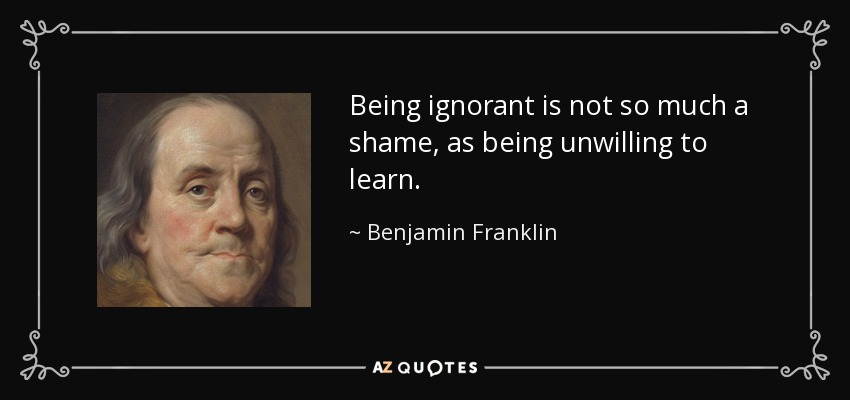 TOP 25 WILLFUL IGNORANCE QUOTES A Z Quotes