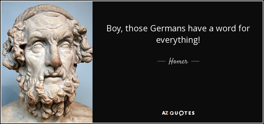 Homer Quote Boy Those Germans Have A Word For Everything 