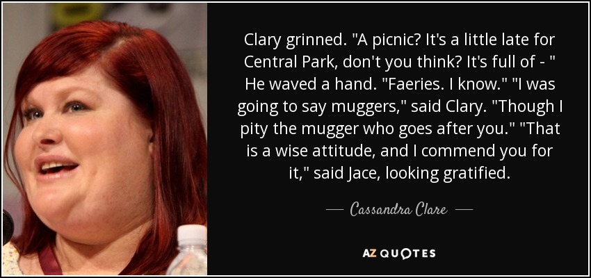 Clary grinned. 