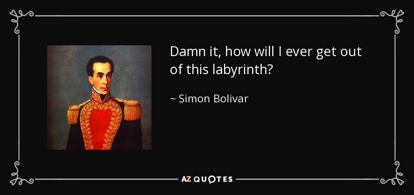 simon bolivar last words