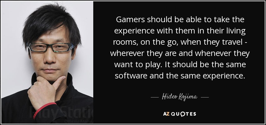 IGN on X: Hideo Kojima reminding each of us the importance of being  humble, and that anyone can be their harshest critic.   / X