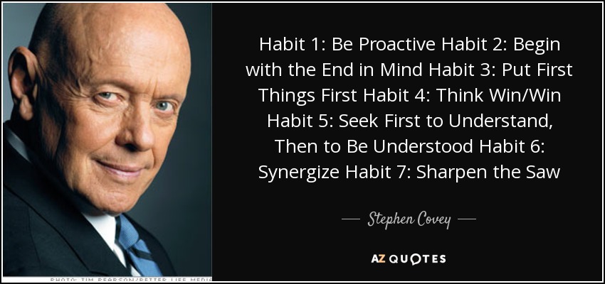 stephen covey begin with the end in mind