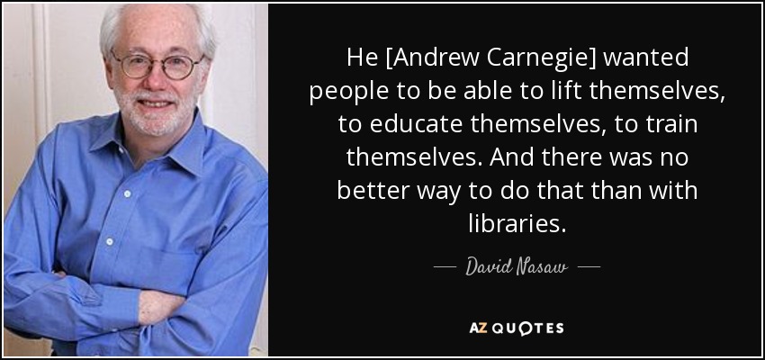 andrew carnegie library quotes