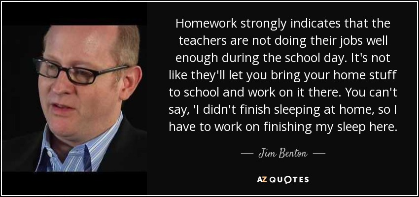 teacher quotes about homework