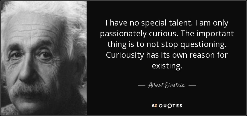 I Have No Special Talent Albert Einstein - Jannel Josefa