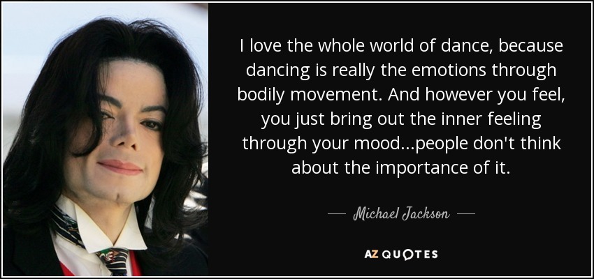 michael jackson dance quotes