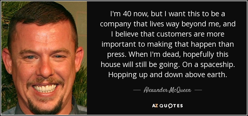 Alexander McQueen Dead at 40