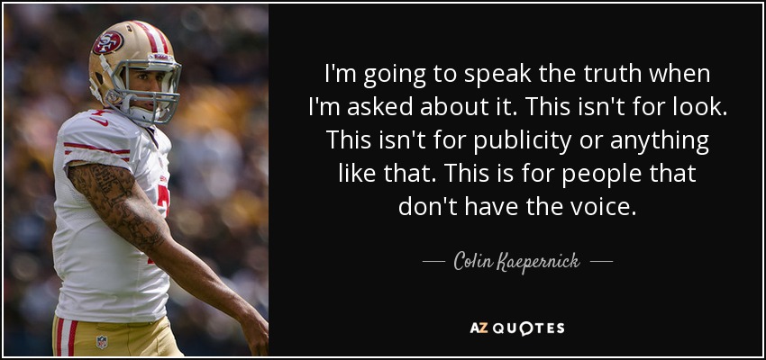 Colin Kaepernick  Colin kaepernick quotes, Black fact, Black