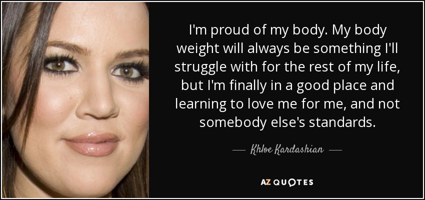 Khloe Kardashian's Quotes About Weight Loss and Fitness