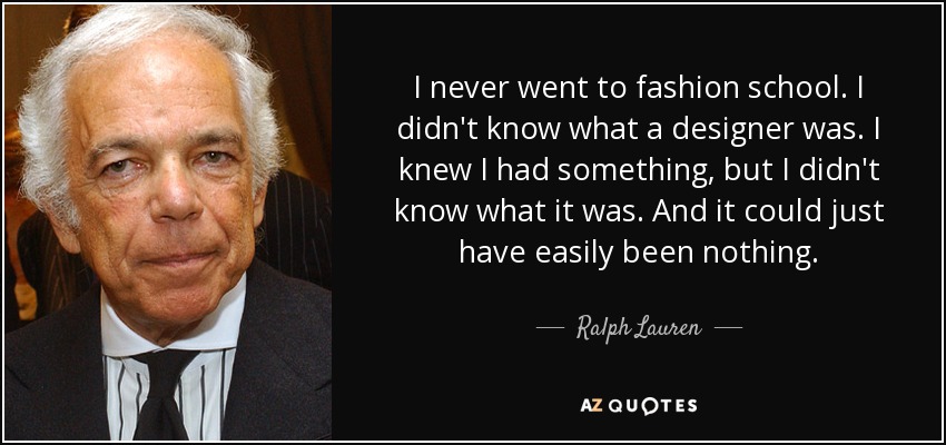 Ralph Lauren says he 'hates fashion' and never thought of himself as a  designer, The Independent