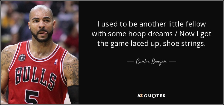 Carlos Boozer opens up about lessons learned and dreams come true