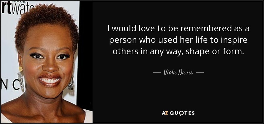 Viola Davis Inspiring Woman