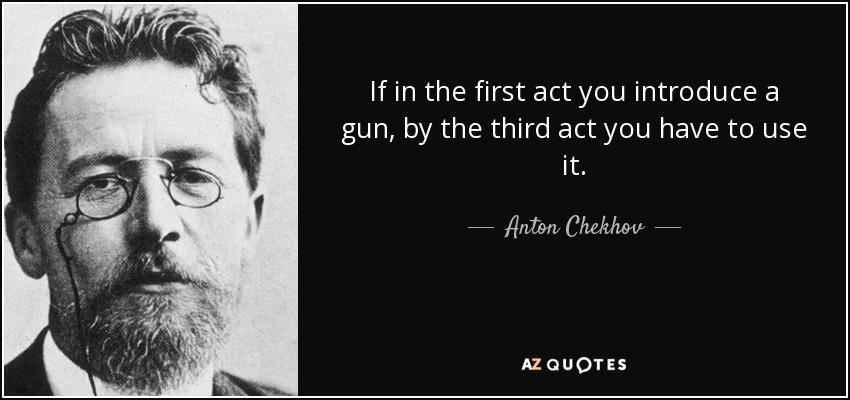 Anton Chekhov Quote If In The First Act You Introduce A Gun By 