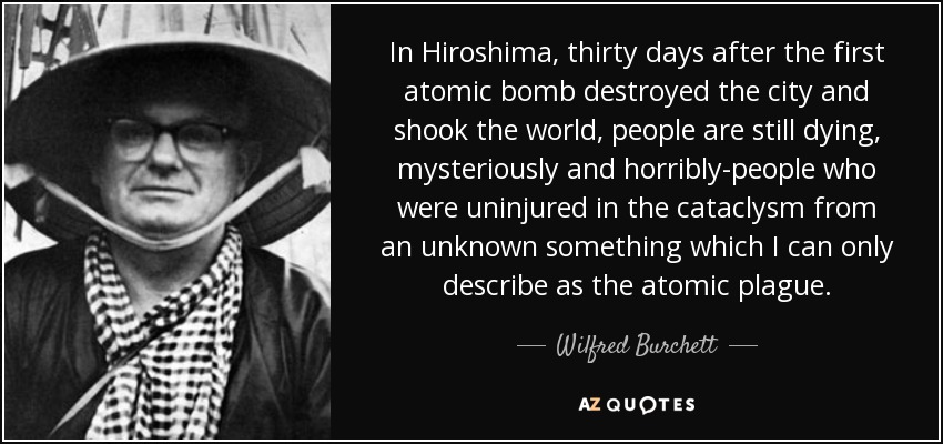 Atomic Bomb On Hiroshima By Wilfred Burchett