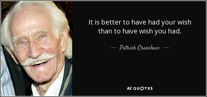 QUOTES BY PATRICK CRANSHAW