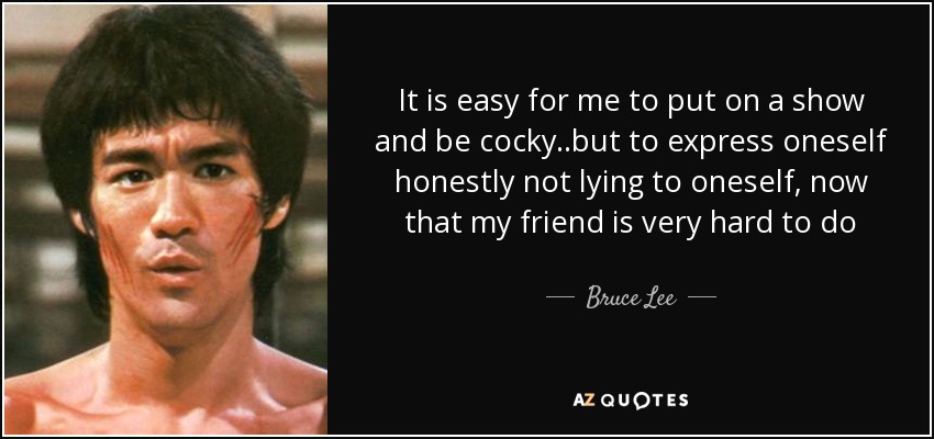 bruce lee cocky