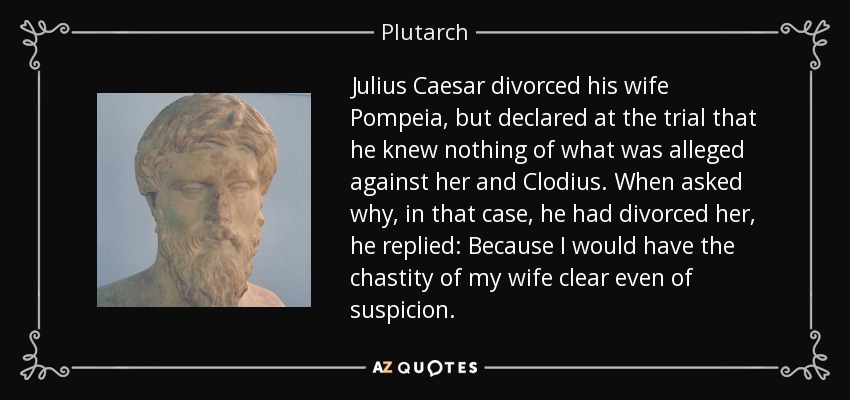 about pompeia julius caesar wife