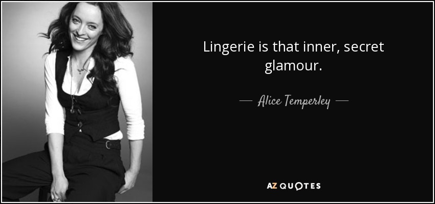 TOP 25 LINGERIE QUOTES (of 62)
