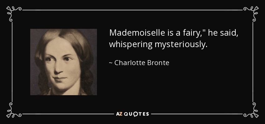 Mademoiselle is a fairy,