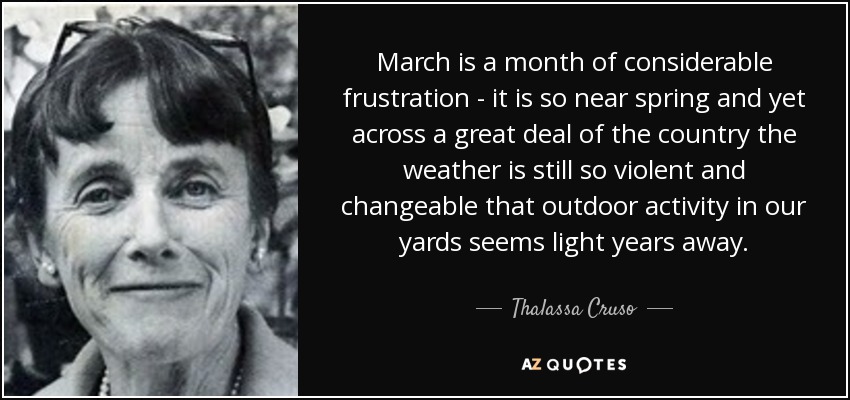 month of march quotes