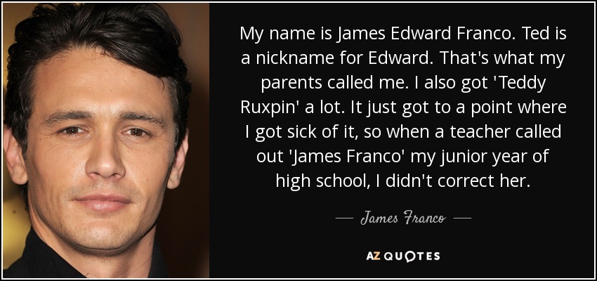 james franco high school picture