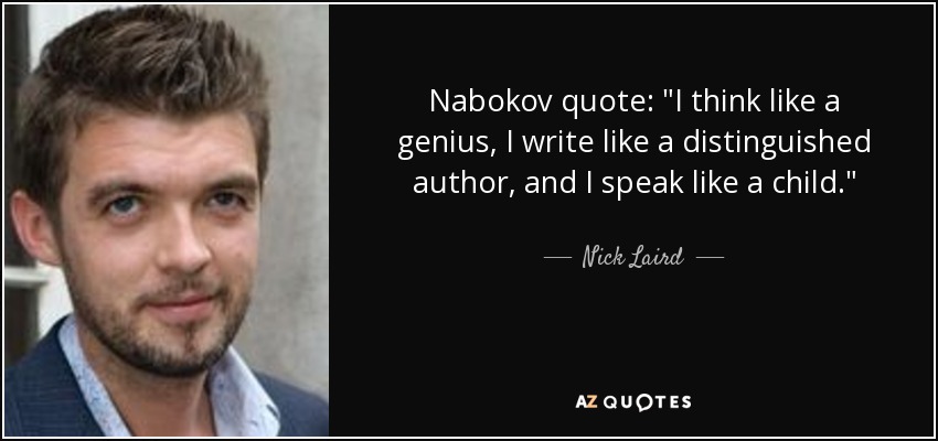 Nabokov quote: 