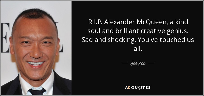 R.I.P. Alexander McQueen
