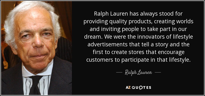 ralph lauren first product