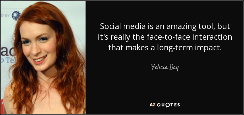 Felicia Day Quote Social Media Is An Amazing Tool But It S Really The