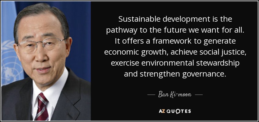 sustainable development slogans