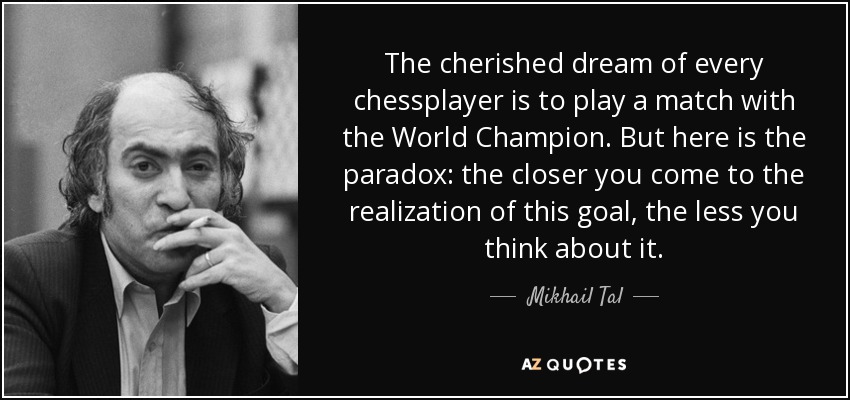 Chess-player Mikhail Tal