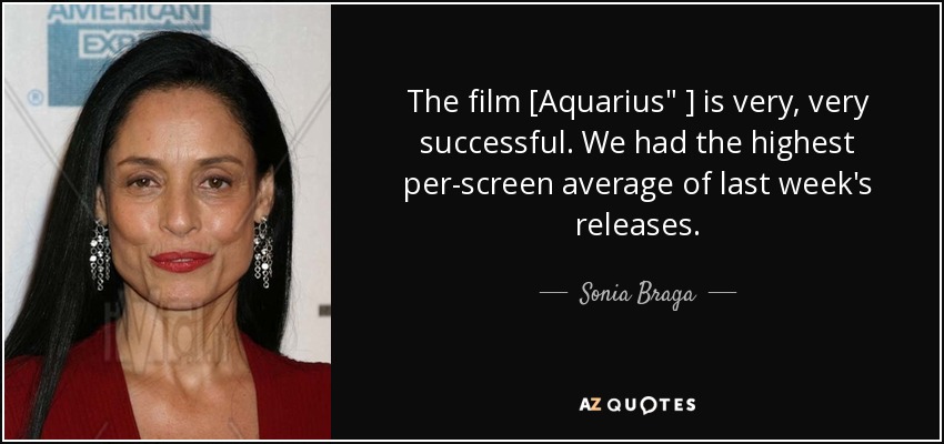 The film [Aquarius