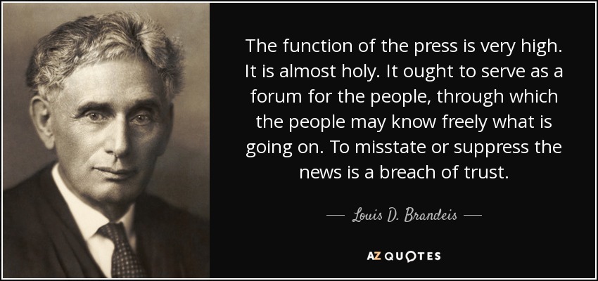 Louis D. Brandeis Quotes  Brainy quotes, Quotes, Quote of the day