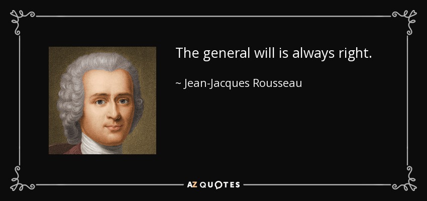 write a brief essay on rousseau's ideas on general will