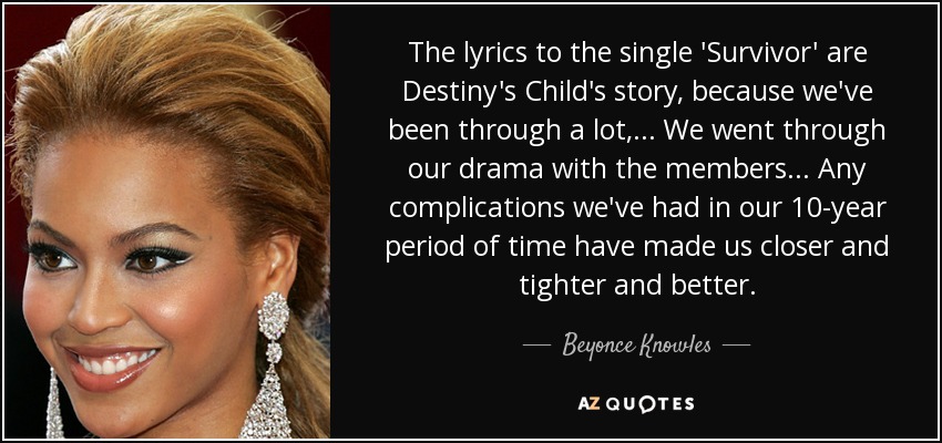 Destiny's Child - Survivor (lyrics) 