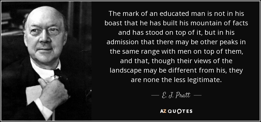 QUOTES BY E. J. PRATT | A-Z Quotes