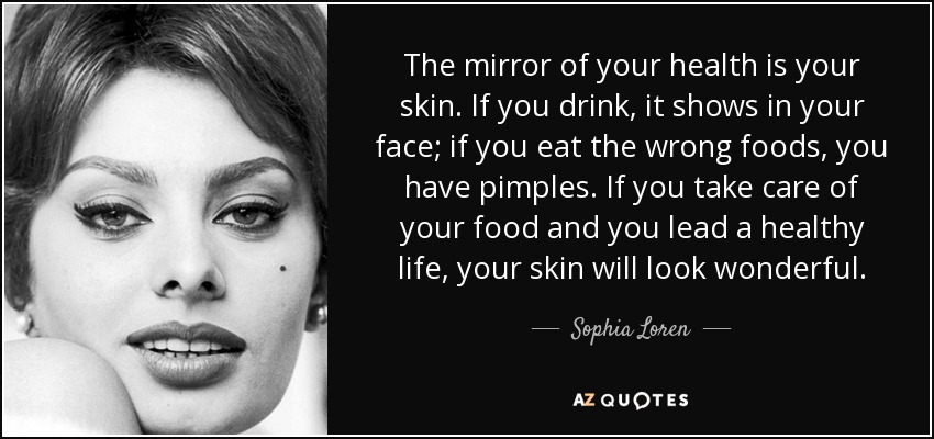 healthy skin quotes