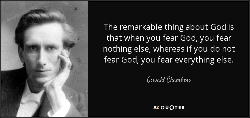 Fear Of The Lord Quotes