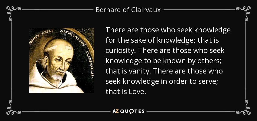TOP 25 QUOTES BY BERNARD OF CLAIRVAUX (of 108) | A-Z Quotes