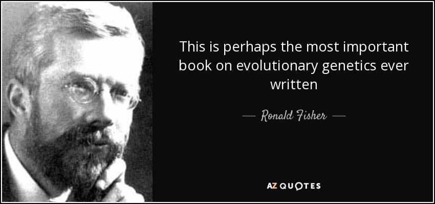 This is perhaps the most important book on evolutionary genetics ever written - Ronald Fisher